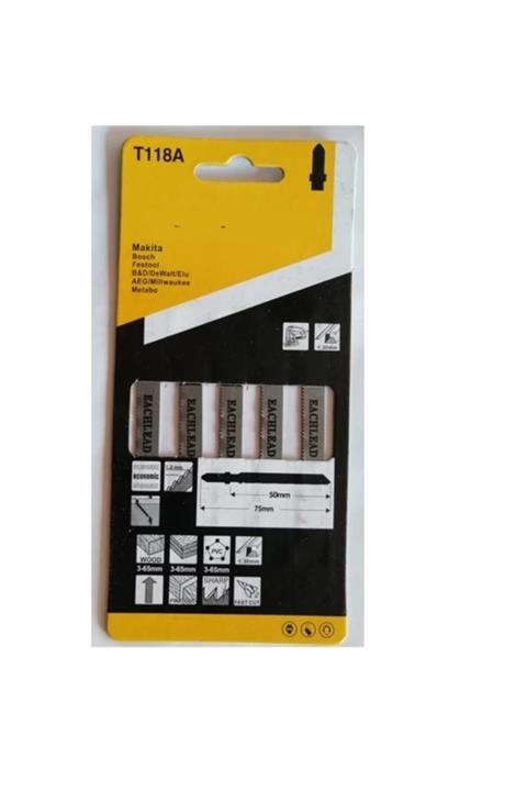 vira ticaret 5 Adet Metal Kesme Dekupaj Testere Bıçağı