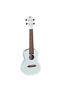 Ortega Rusılver Concert Ukulele Transparent Silver