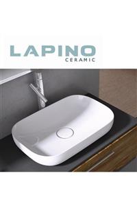 LAPİNO Lapino Premium 60 cm Tezgah Üstü Lavabo Beyaz Renk