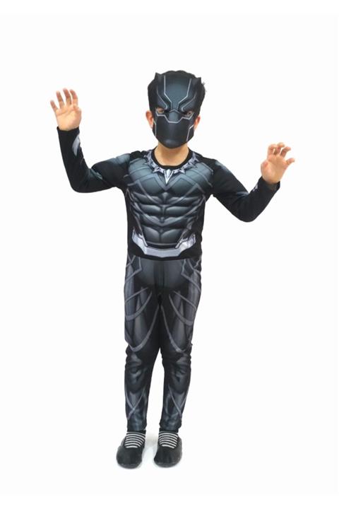 MARVEL Erkek Çocuk Kara Panter Kostüm