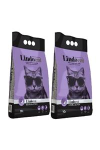 Lindo Cat Lavantalı Kokulu İnce Taneli Kedi Kumu 10 lt x 2 Adet