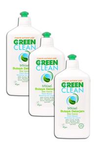 Green Clean Organik Portakal Yağlı Bitkisel Bulaşık Deterjanı 500 Ml 3'lü Set