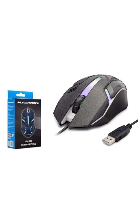 HADRON Hrg20/100 Mouse Kablolu Oyun Mause Usb Ledli 1600 Dpı