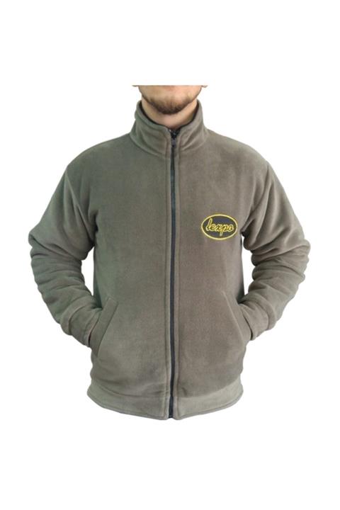 Lexpo Bln.005 Çift Taraflı Polar Mont Haki-siyah L