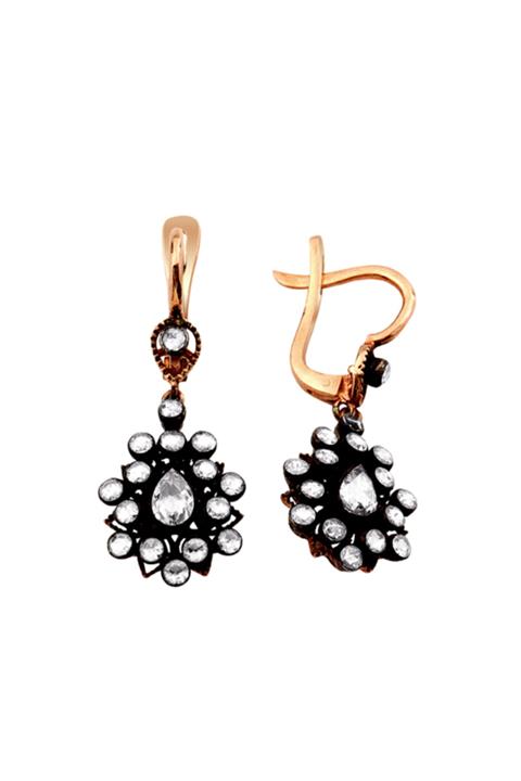 Barok Diamond Elmas Küpe 1,44ct 8 Ayar