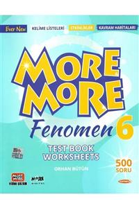 Kurmay Elt Yayınları Kurmay Elt More And More 6. Sınıf Fenomen English Test Book Worksheets 2022