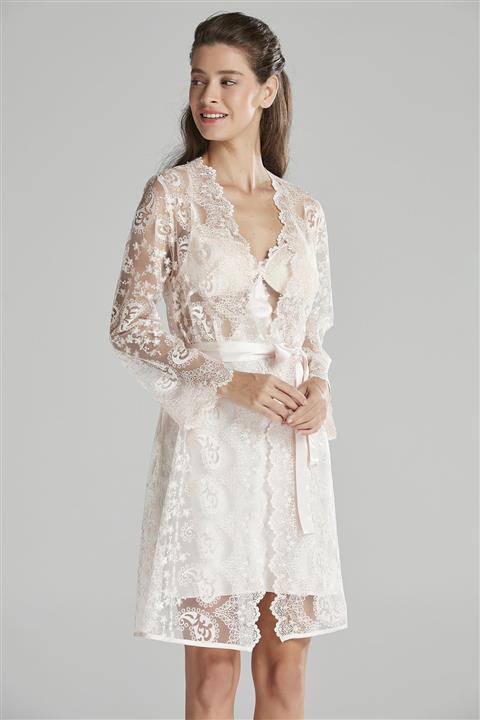 Pierre Cardin Kadın Saten Altılı Çeyiz Seti -  6225 İnci