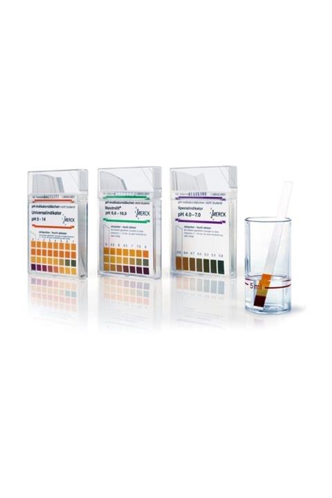 Merck Millipore 109535 Ph Kağıdı Ph 0 - 14 Ph-indikatör Şeriti Evrensel Indikatör Mcolorphast™ 100 Adet/kutu