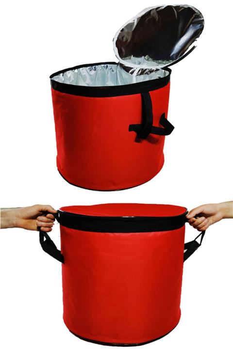 Carneil Kırmızı Termal Bagaj Piknik Buzluk Çantası 55 Litre