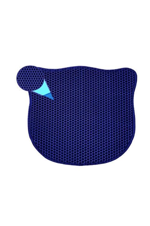 Bio Cat's Elekli Kedi Tuvalet Önü Paspası Lacivert 50x40cm