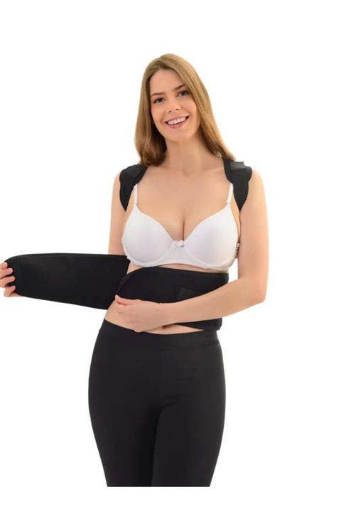 ScorpLion Unisex Medikal Korse Ortopedik Kamburluk Önleyici Sırt Dik Duruş Korsesi