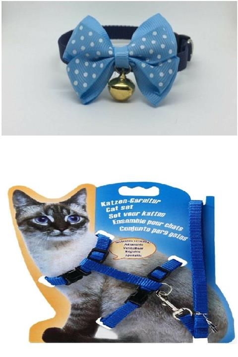 MUCA Kedi Tasma Seti Blue