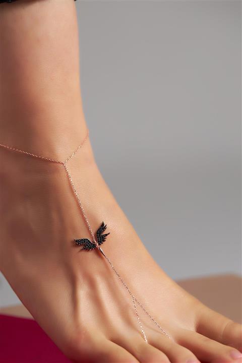 Ninova Silver Ninova Mikail Model Rose Kaplama Gümüş Ayak Şahmeranı