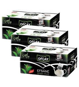 Ofçay Efsane Siyah Filiz Demlik Poşet 30 Ad X 15 gr X 3 Paket