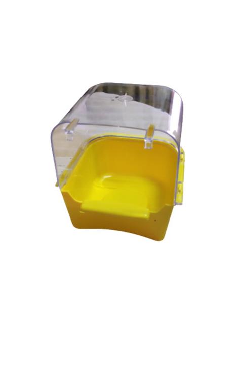 tivix Şeffaf Banyoluk Sarı 10x10 Cm