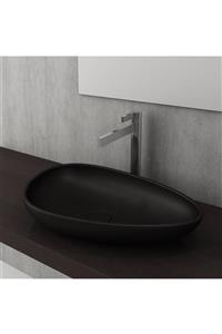 Bocchi Etna Çanak Lavabo 58 Cm Mat Siyah 1114-004-0125