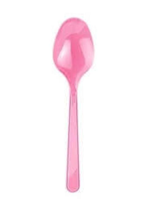 Mahi Max Plastik Pembe Kaşık 20 Li