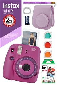 Fujifilm Instax mini 9 Mor Fotoğraf Makinesi ve Hediye Seti 3