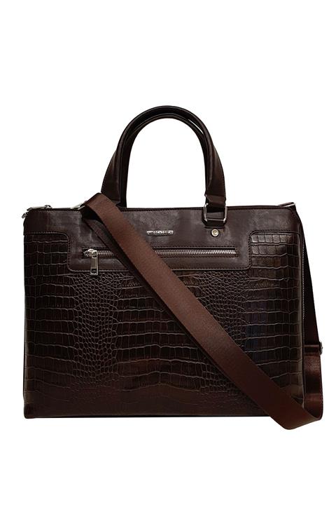GENTE Unisex Laptop & Evrak Çantası Kahverengi Gn111950skr03