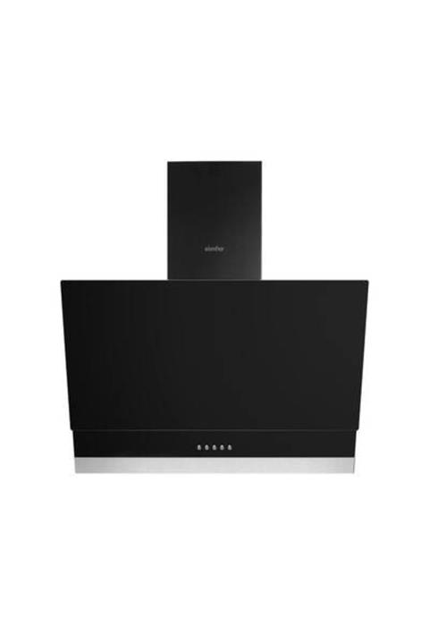 Simfer 9603 Siyah Cam Davlumbaz