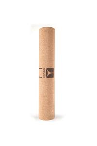 Rebuwo Özel Çizgi Tasarımlı Kauçuk Mantar Yoga Mat Pilates Mat