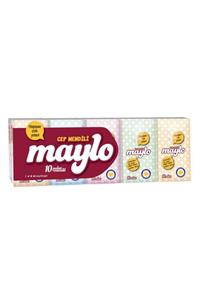 Maylo J-8 500828 Cep Mendili 10lu Paket