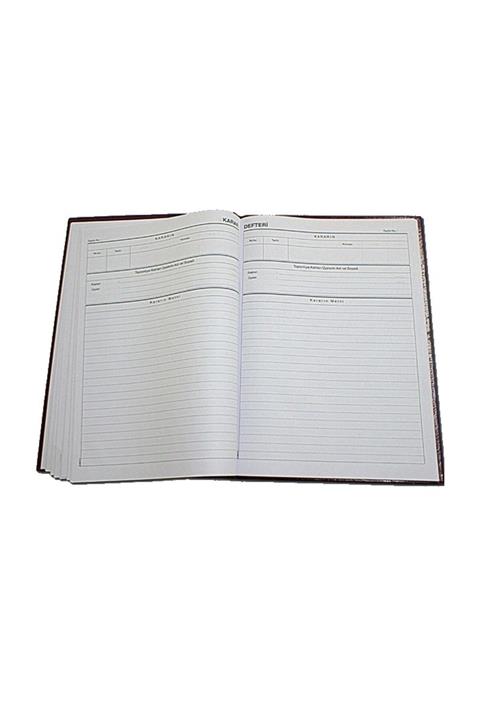 Cem Karar Defteri Ciltli 192 Yaprak