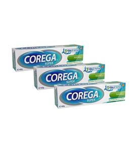 Corega Diş Protezi Yapıştırıcı Krem Naneli 40 Gr-3 Adet