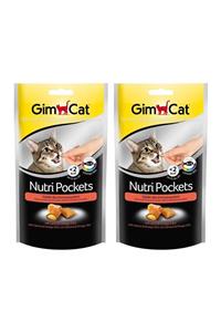 Gimcat Nutri Pockets Somonlu Kedi Ödül Maması 60 Gr (2 Adet)