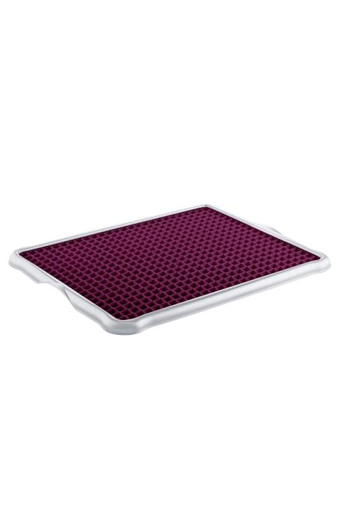 HOBBY LİFE Demet Süzmatik Bulaşık Kurutmalığı - Beyaz Mor