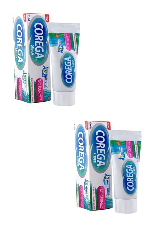 Corega Tat Içermez Yapıştırıcı 40 gr X 2'li Set