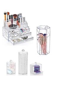 İntekcity Diamond Makyaj Düzenleyici Organizer 5'li Set