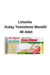 Farmasi Mr. Wipes Limon Kokulu Kolay Temizleme Mendili 40 Adet