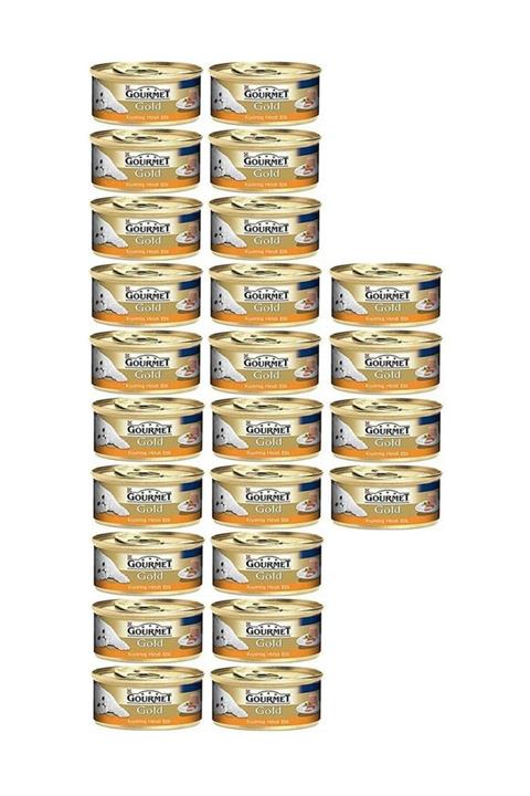 Purina Gourmet Gold Kıyılmış Hindi Etli Kedi Konservesi 85 gr 24 Adet