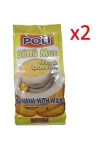 POLI Sütlü Muz Aromalı Içecek Tozu 250 G X 2 Adet