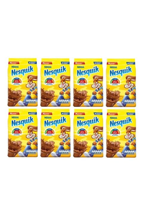 Nesquik Nestle Çikolatalı Sütlü Içecek Tozu 8 Adet X 375 gram