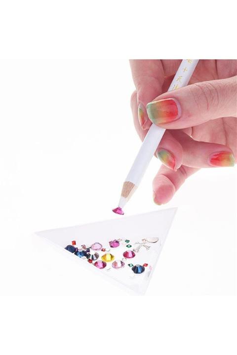 aba nails Nail Art Taş Tutucu Mumlu Kalem 2 Adet