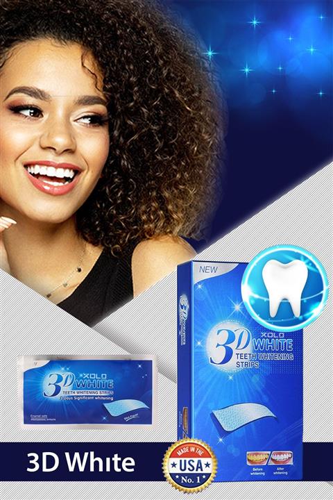 xolo 12 Adet Diş Beyazlatma Bandı 3D White Professional Effects Diş Beyazlatma Bantları 8133458903555