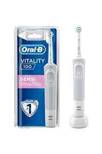 OralB Vitality 100 Quadrant Timer Sensi Ultra Thin Şarjlı Diş Fırçası