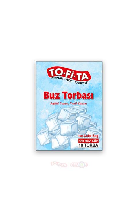 TOFİTA toptanfiyattarifesi Buz Torbası 10 Torba (180 Küp)