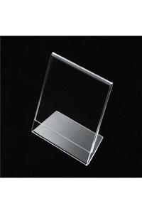 KrcDisplay A7(7.4cmx10.5cm) Masaüstü L Tipi Dikey Pleksi Föylük Broşürlük Fiyatlık