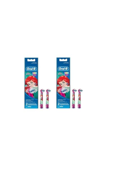 OralB Disney Princess Çocuklar Için Diş Fırçası 2'li 2 Adet Yedek Başlığı