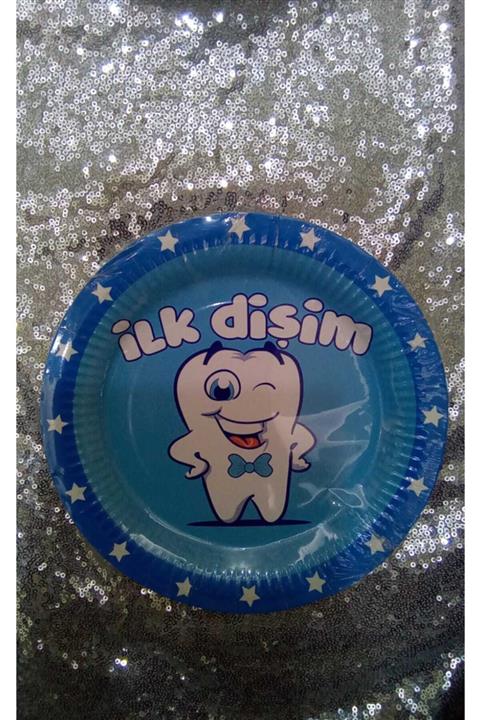 yusradusatolyesı06 Ilk Dişim Tabak - Mavi