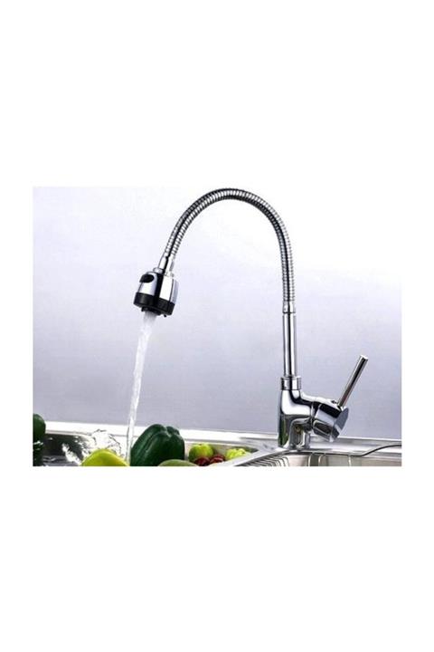 Pi İthalat Oynar Başlıklı 2 Fonksiyonlu Spiral Musluk Başlığı