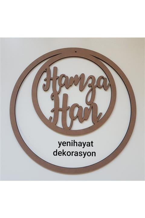 yenihayatdekorasyon Isimli Çift Kasnak Makrome Cember Ham 30 cm