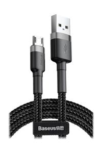 Baseus Cafule Serisi 1.5a 2 M Micro Usb Data Şarj Kablosu Siyah