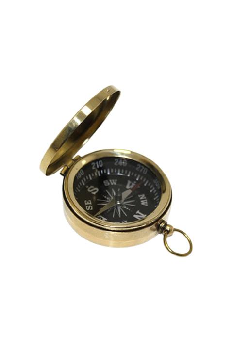 Hediye Sahibi Dekoratif Pirinç Pusula 5 cm