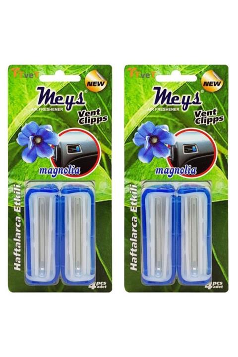 Tvet Meys Oto Petek Kalorifer Kokusu Mavi Klips - 2 Paket (8 Adet) Manolya - Magnolia