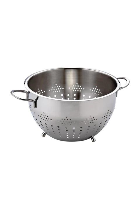 Penguen Ayaklı Paslanmaz Çelik Makarna Süzgeci