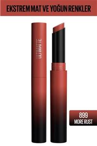 Maybelline New York Color Sensational Ultimatte Mat Ruj- 899 More Rust Kırmızı